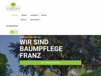 baumpflege-franz.de Webseite Vorschau
