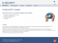 r-security.com Webseite Vorschau