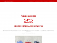 sks-sportswear.de Webseite Vorschau