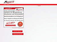 musikantenboerse.ch Webseite Vorschau