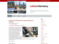 lathamgermany.de Webseite Vorschau