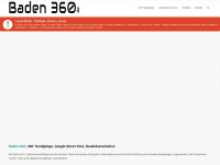 baden360.de Webseite Vorschau