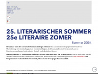 literarischer-sommer.eu Webseite Vorschau