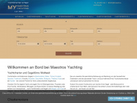 maestros-yachting.de Webseite Vorschau