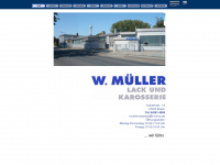 mueller-autolack.de Webseite Vorschau
