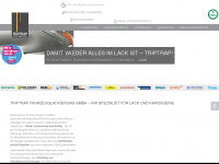 triptrap-fahrzeuglackierung.de Webseite Vorschau