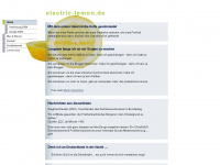 electric-lemon.de Webseite Vorschau