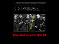 silverbackrockband.de Webseite Vorschau