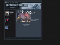 feine-beatmusik.de Webseite Vorschau