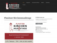 planitzer-kirchenmusiktage.de Webseite Vorschau