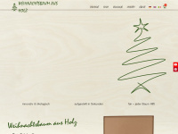 weihnachtsbaum-aus-holz.com Webseite Vorschau