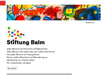 stiftungbalm-leicht.ch Webseite Vorschau