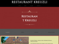 restaurant-kreuzli.ch Webseite Vorschau