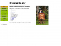 drehorgel-spieler.ch Webseite Vorschau