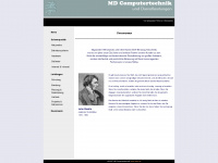 mdcom.de Webseite Vorschau
