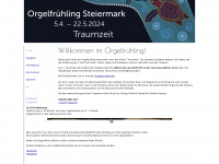 orgelfruehling.at Webseite Vorschau