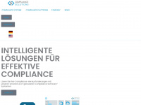 compliancesolutions.com Webseite Vorschau