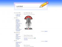 lehrwelt.ch Webseite Vorschau