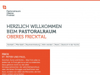 kath-oberesfricktal.ch Webseite Vorschau