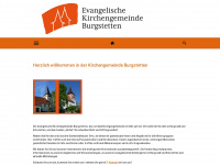 burgstetten-evangelisch.de Webseite Vorschau
