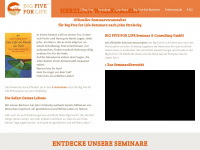 bigfiveforlife-seminar.ch Webseite Vorschau
