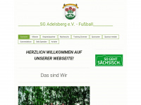 sg-adelsberg-fussball.de Webseite Vorschau