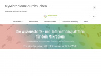 mymicrobiome.info Webseite Vorschau