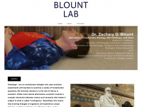blount-lab.org Webseite Vorschau