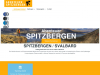 spitzbergen-entdecken.de Webseite Vorschau