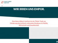 hans-albert-institut.de Webseite Vorschau