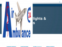 air-ambulance24.com Webseite Vorschau