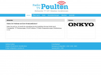 radio-tv-poulton.ch Webseite Vorschau