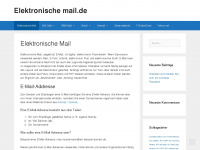 elektronischemail.de Webseite Vorschau