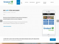 emsland-dorfapp.de Webseite Vorschau