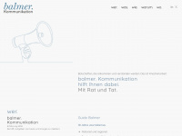 balmer-kommunikation.ch Webseite Vorschau