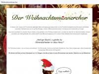 weihnachtsmaennerchor.de Webseite Vorschau