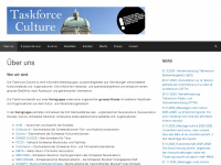 taskforceculture.ch Webseite Vorschau