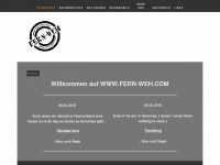 fern-weh.com Webseite Vorschau