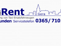 taxirent-gera.de Webseite Vorschau