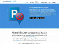 park-collect.de Webseite Vorschau