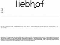 liebhof.eu Webseite Vorschau