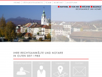 anwaltolten.ch Webseite Vorschau