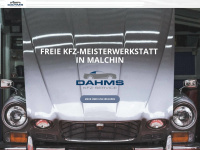 kfz-dahms.de Webseite Vorschau