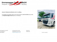 emmenegger-trans.ch Webseite Vorschau