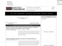 roboticstomorrow.com Webseite Vorschau