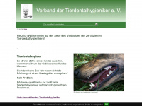 tierdentalhygieniker.org Webseite Vorschau