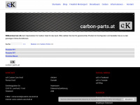 carbon-parts.at Webseite Vorschau