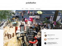 pedalkultur.blog Webseite Vorschau