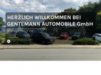gentemann-automobile.de Webseite Vorschau
