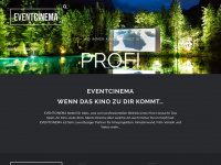 eventcinema.ch Webseite Vorschau